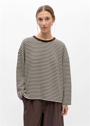 Inara ls sweatshirt Seal Brown/Birch Object